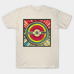 Vinyl Record LP Pop Art Style T-Shirt